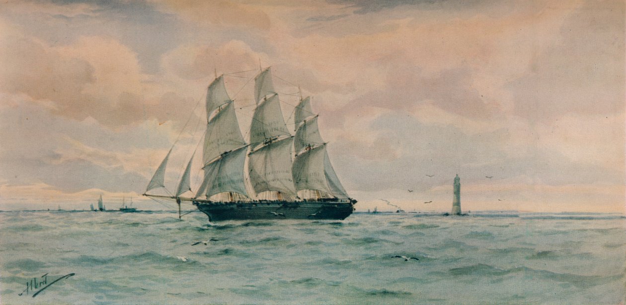 Meereslandschaft, ca. 1895 von Albert Ernest Markes