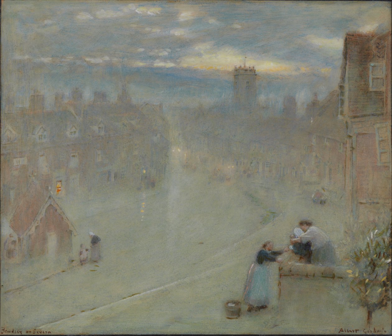 Bewdley am Severn von Albert Goodwin