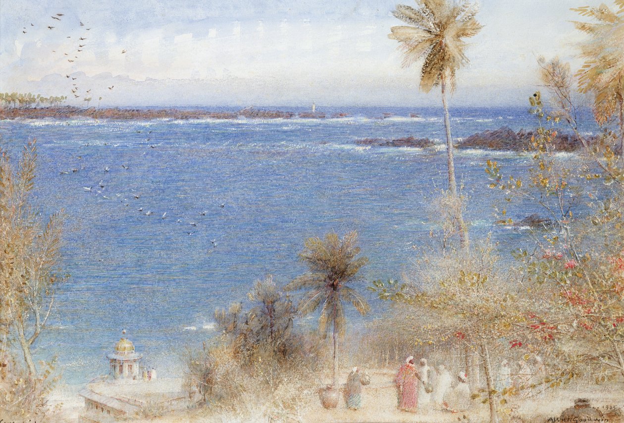 Die Insel Ceylon, 1905 von Albert Goodwin