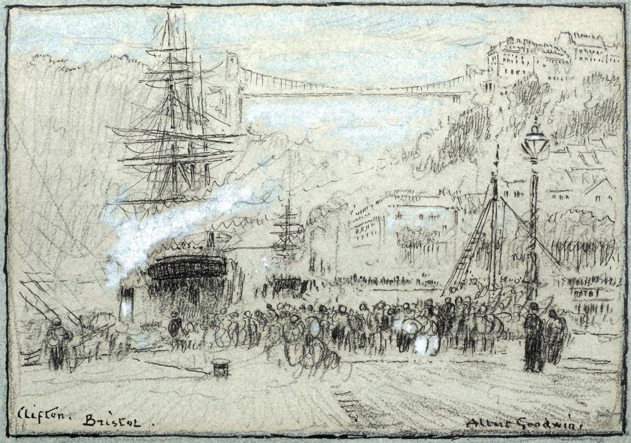 Clifton, Bristol von Albert Goodwin