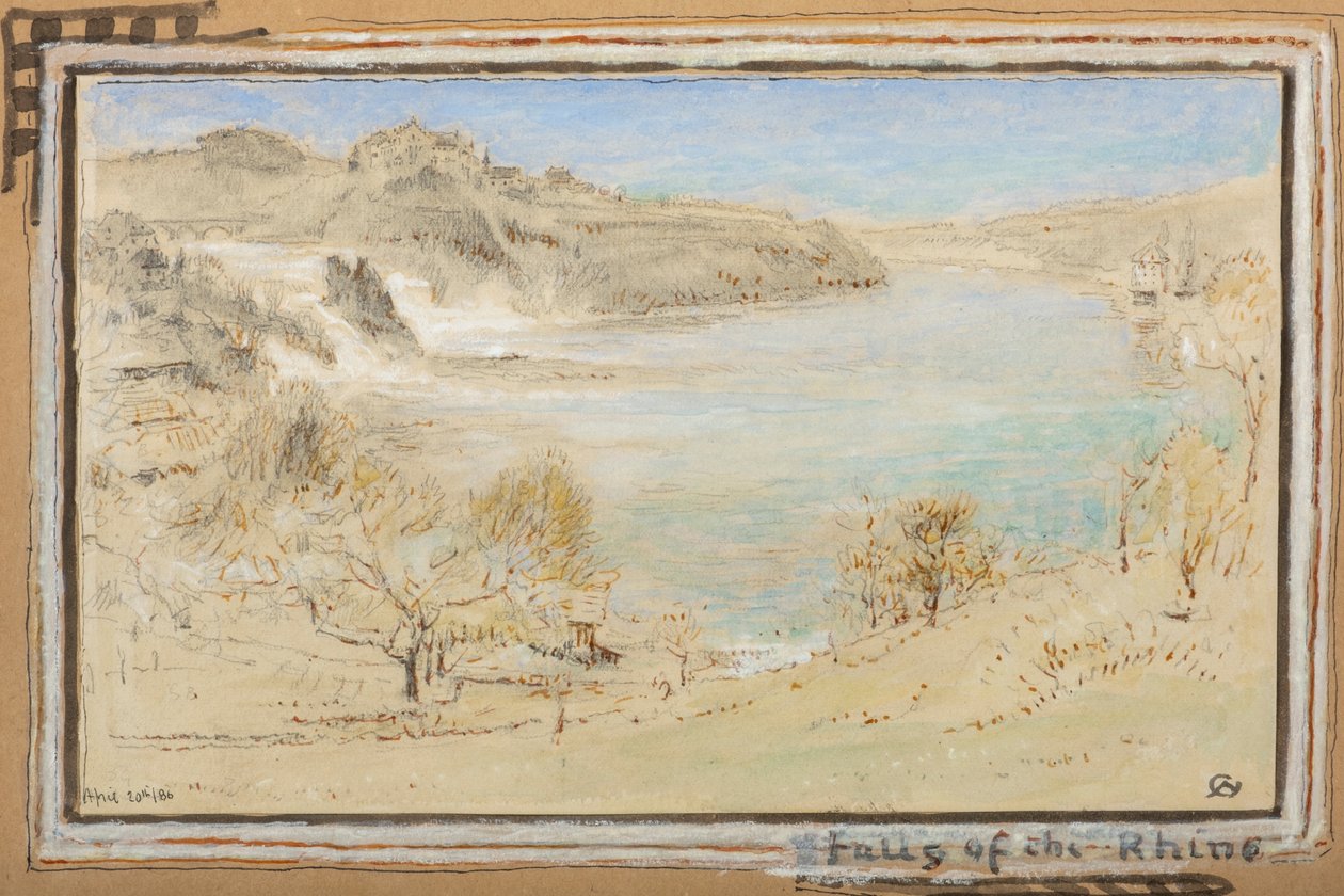 Rheinfall von Albert Goodwin