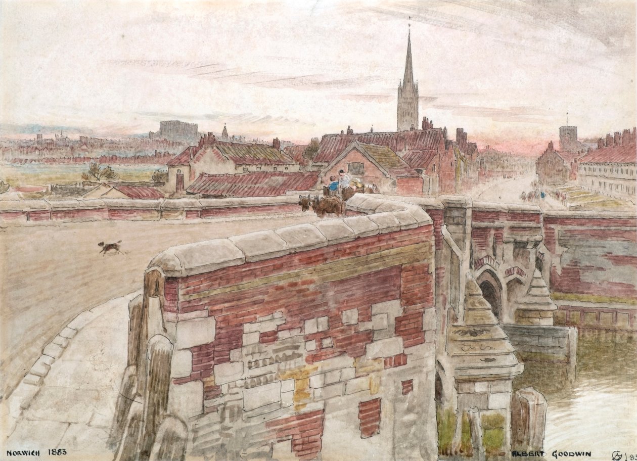 Norwich von Albert Goodwin