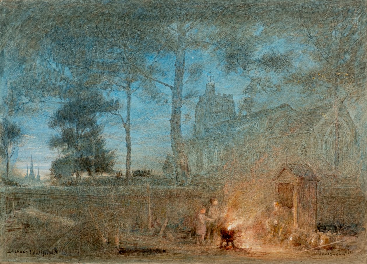 St. Chads, Lichfield von Albert Goodwin