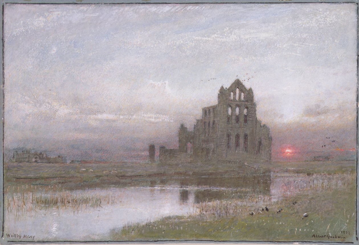 Abtei von Whitby von Albert Goodwin