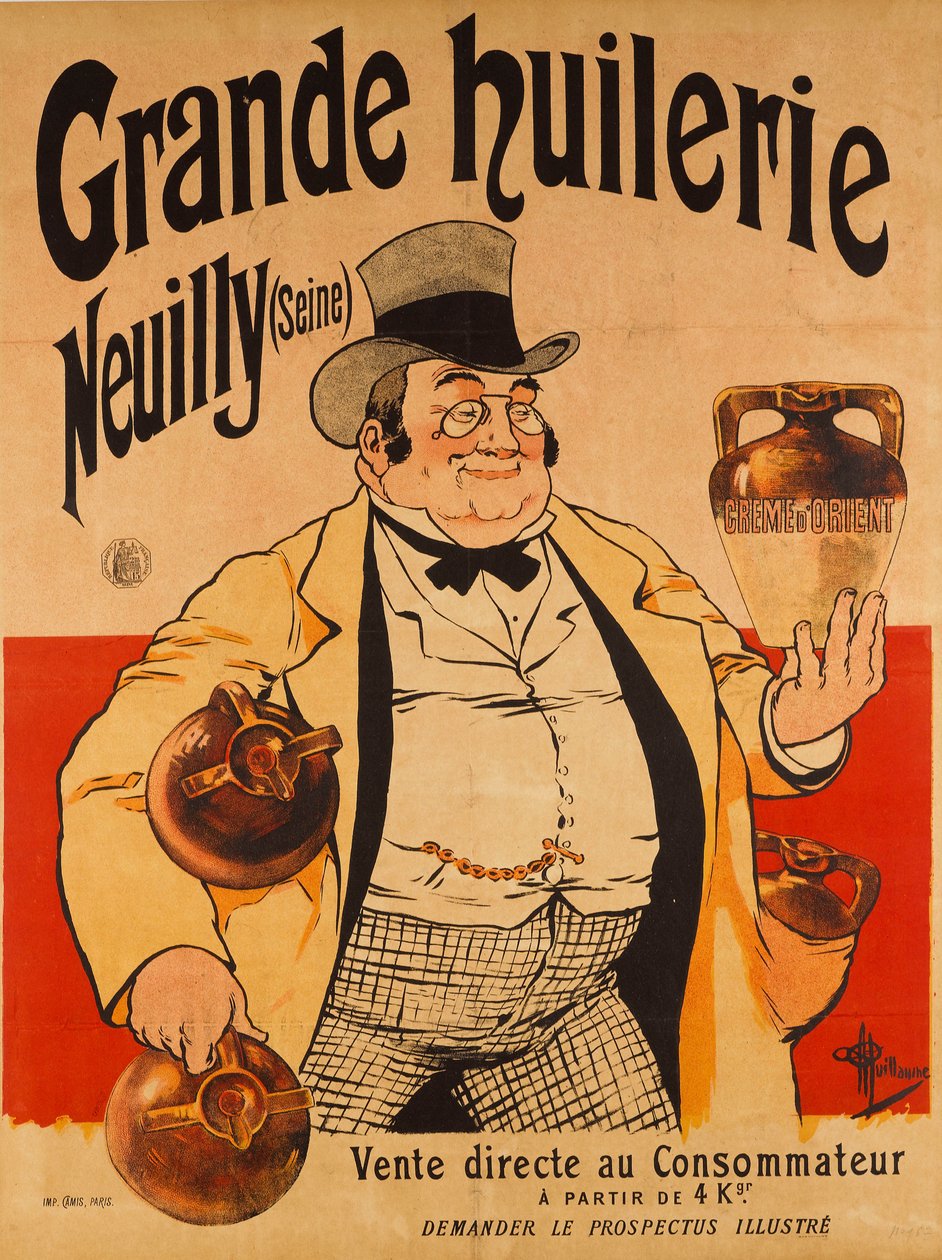Grande huilerie - Neuilly Seine, ca. 1895 von Albert Guillaume