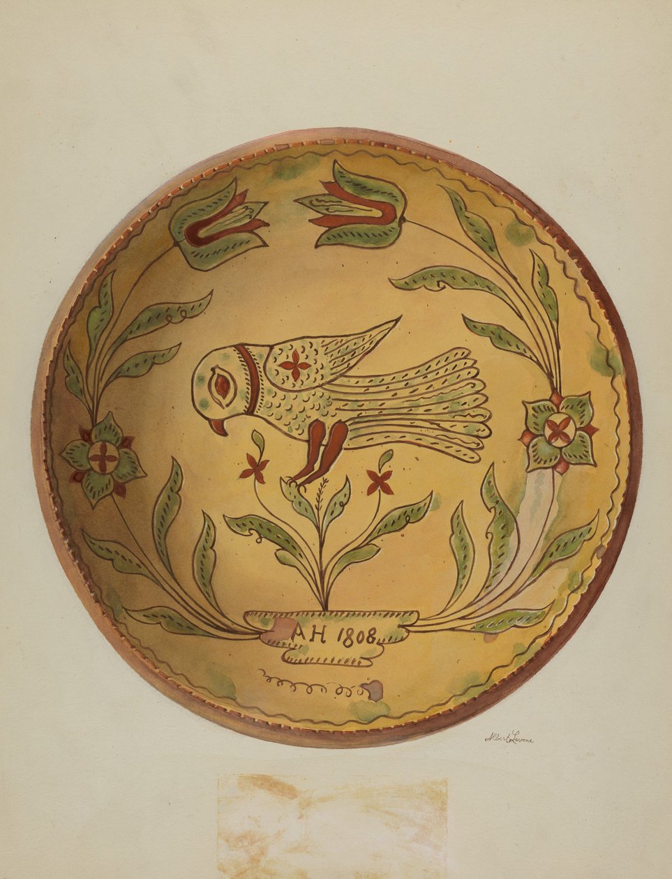 Pa. Deutsche Kuchenplatte von Albert J. Levone