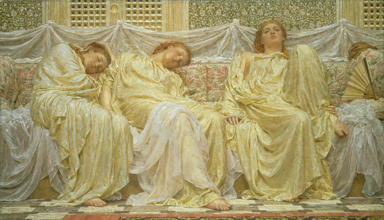 Träumer, 1882 von Albert Joseph Moore