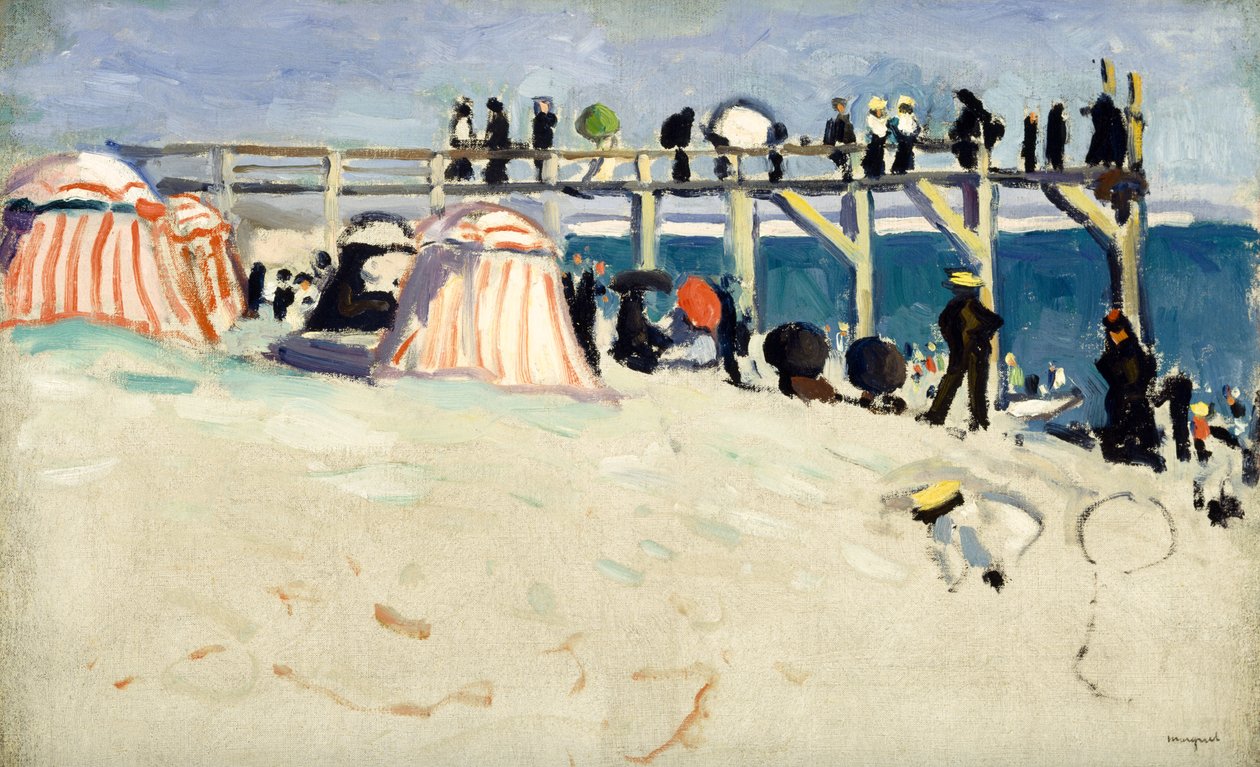 Die Promenade in Sainte-Adresse von Albert Marquet