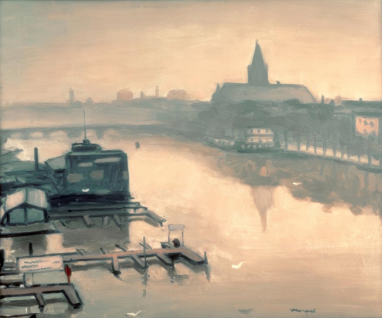 Vue de l’Amstelhotel von Albert Marquet