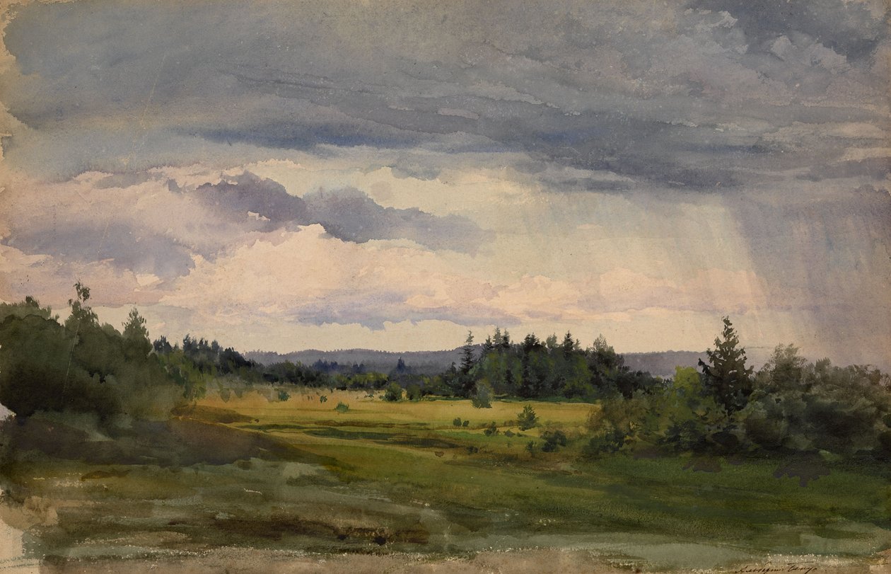 Landschaft von Albert Nikolaevich Benois