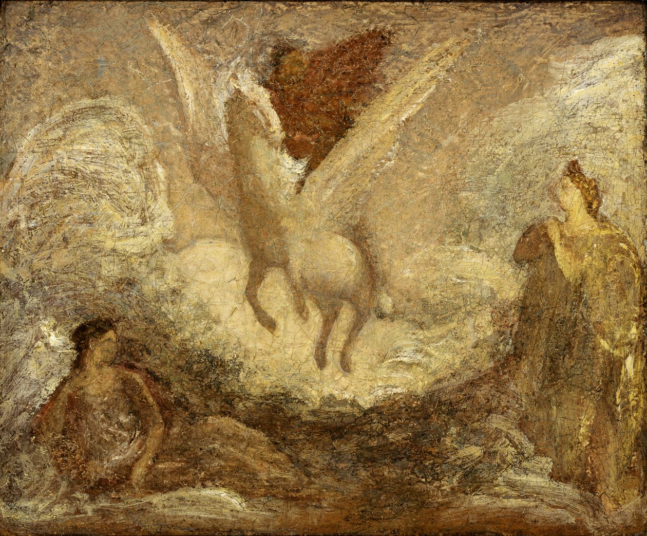 Pegasus Abflug von Albert Pinkham Ryder