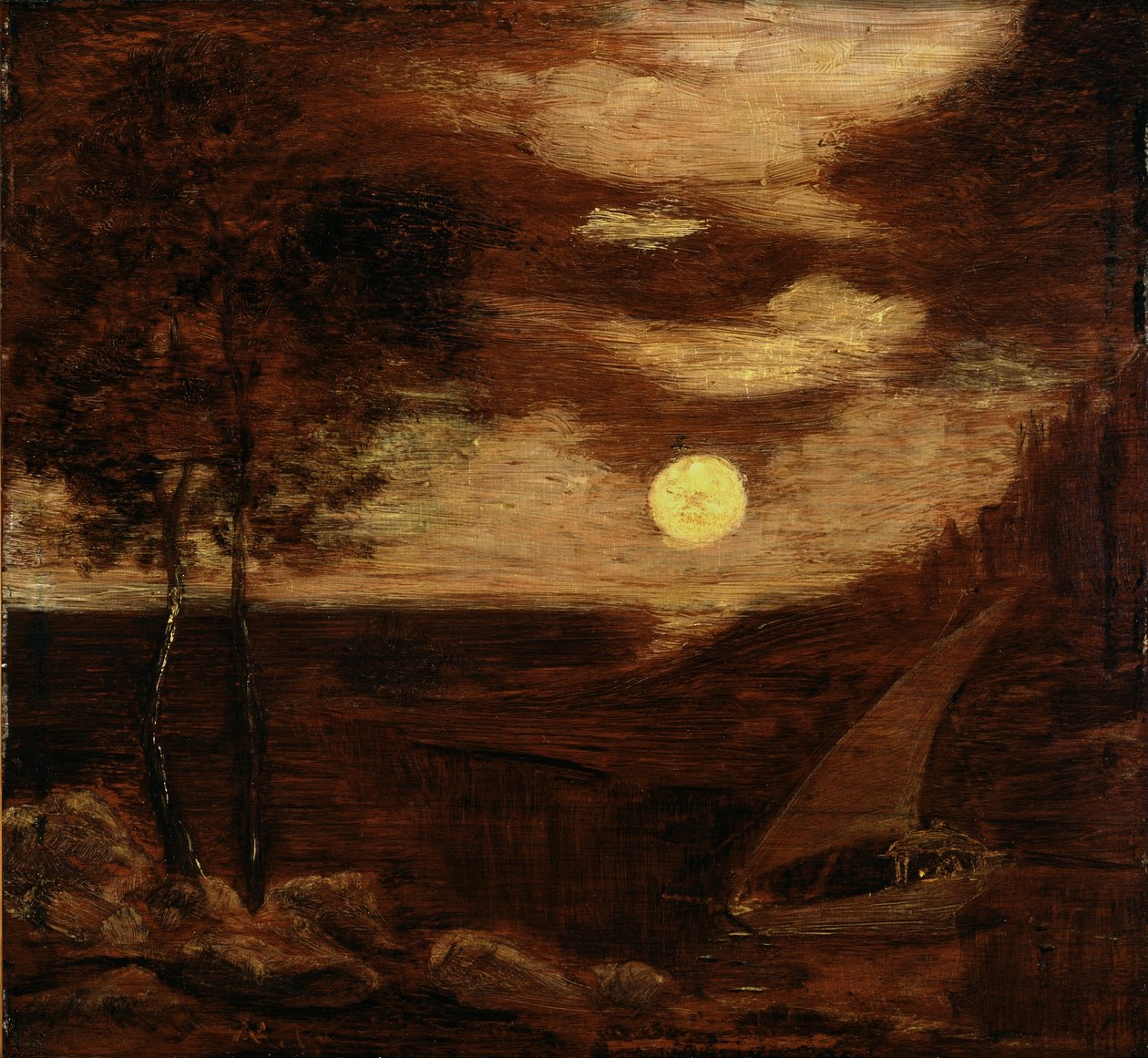 Das Liebesboot von Albert Pinkham Ryder