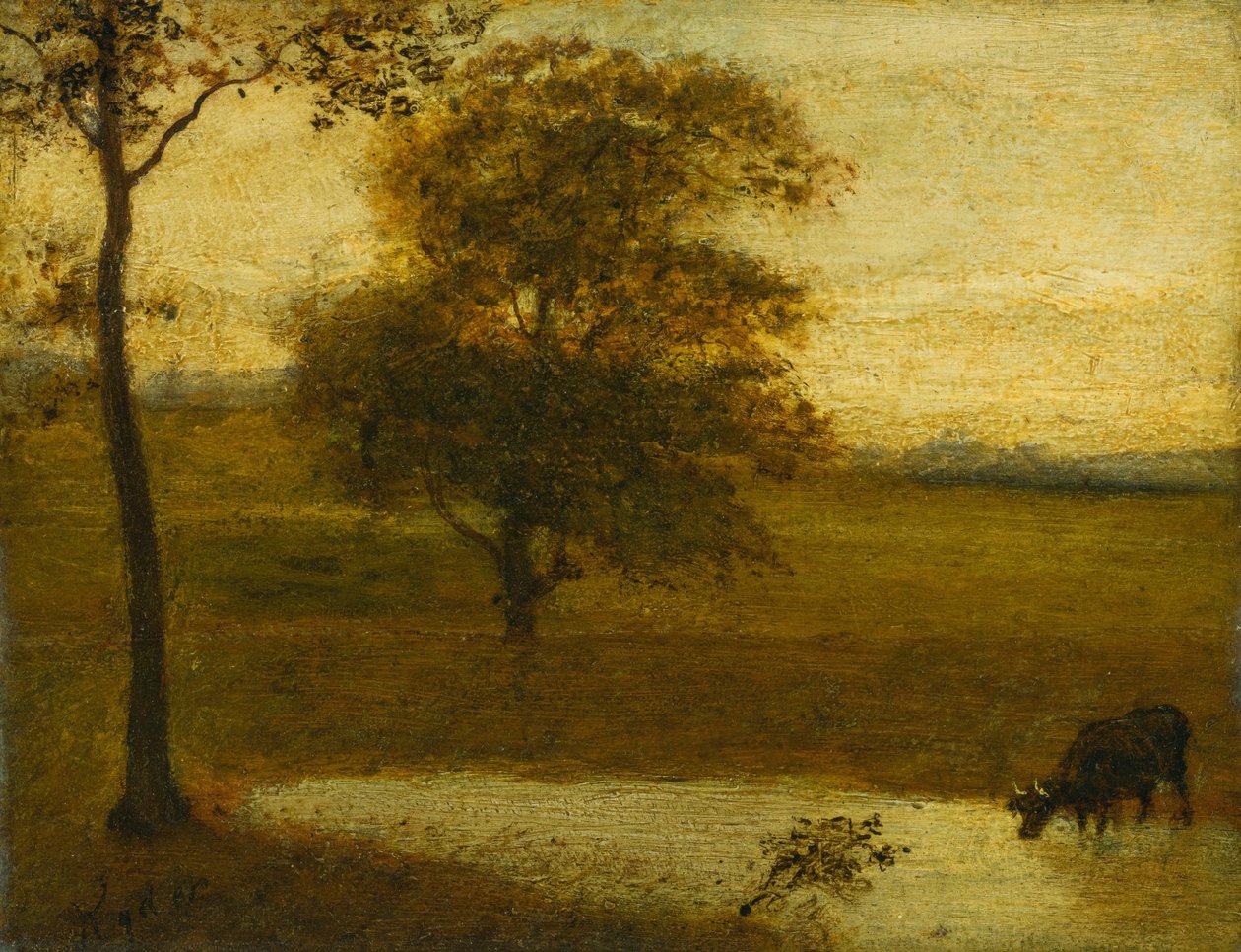 Der Wasserplatz von Albert Pinkham Ryder