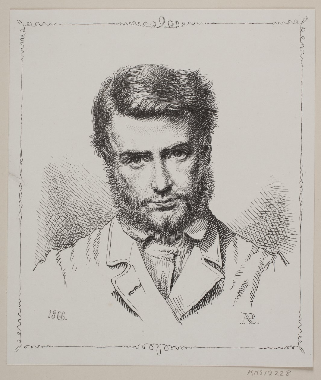 Selbstporträt von Albert Price
