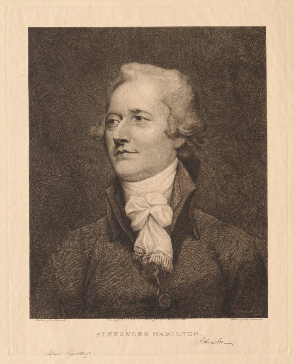 Alexander Hamilton von Albert Rosenthal