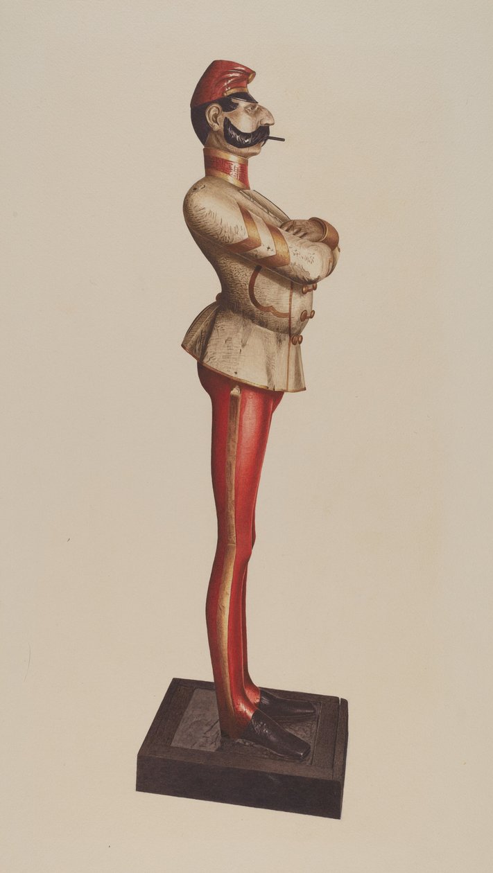 Zigarrenladen-Figur von Albert Ryder