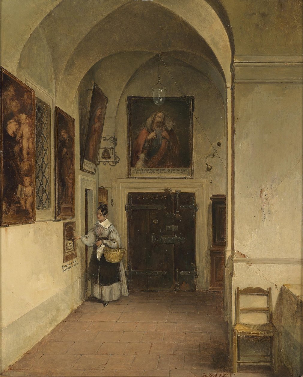 Im Klostergang von Albert Schindler