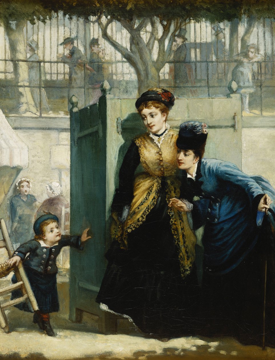 Verstecken spielen, 1876 von Albert Snr. Ludovici