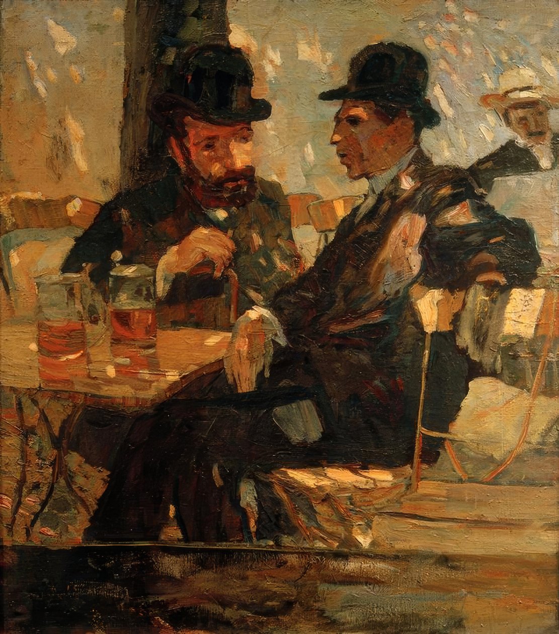 Im Biergarten von Albert Weisgerber