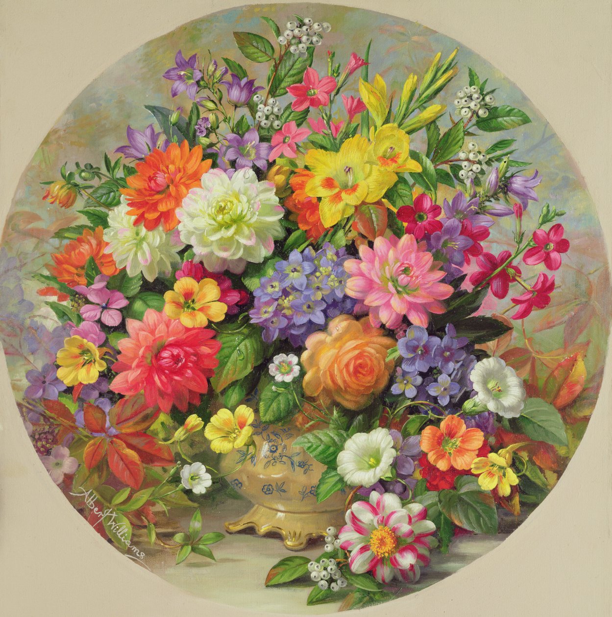 Blumen des Herbstes von Albert Williams