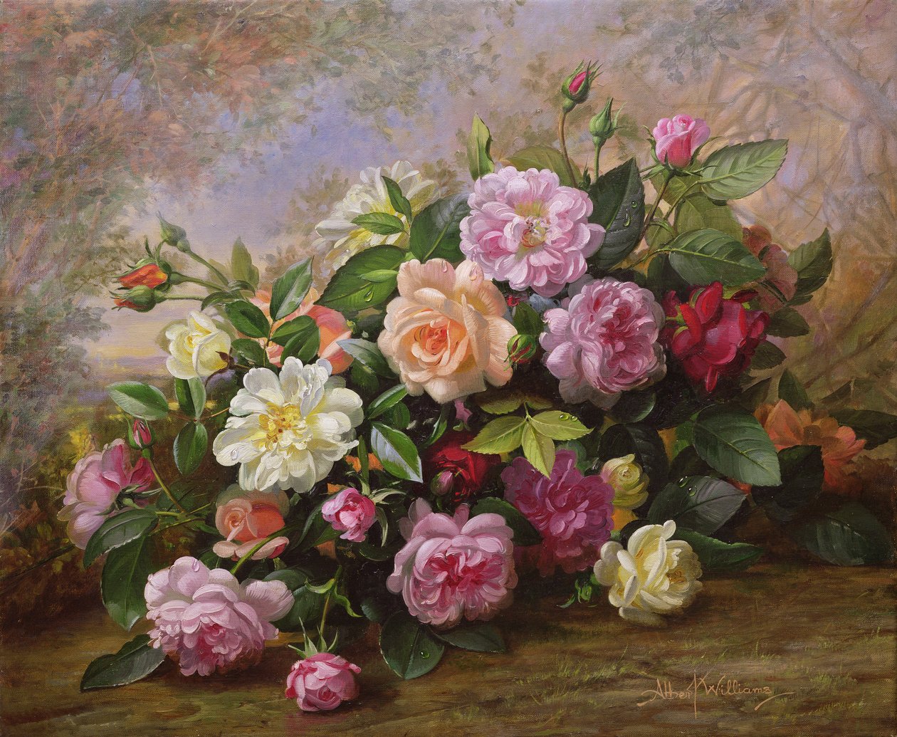 Eine Fantasie von Rosen von Albert Williams