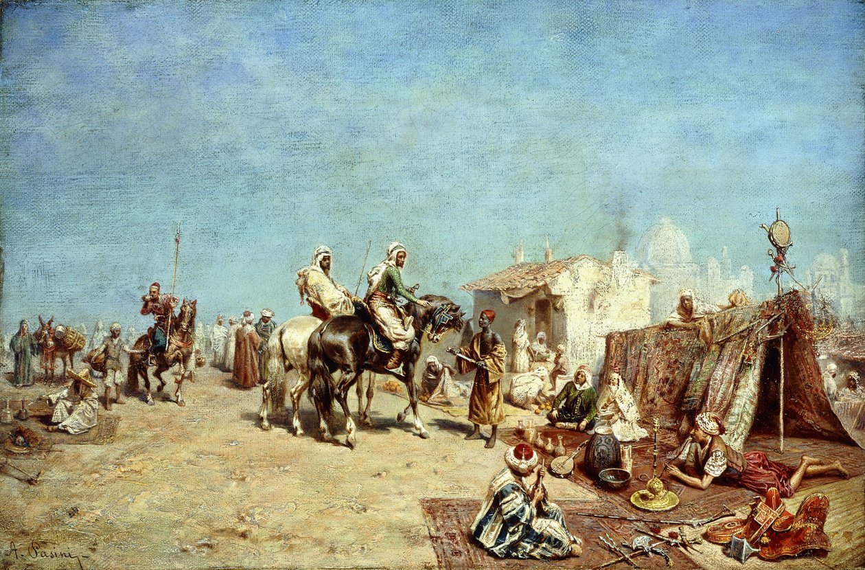 Ein arabisches Lager von Alberto Pasini