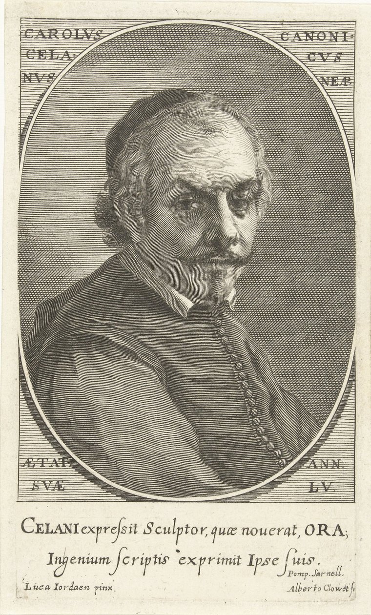 Porträt von Carolus Celanus von Albertus Clouwet