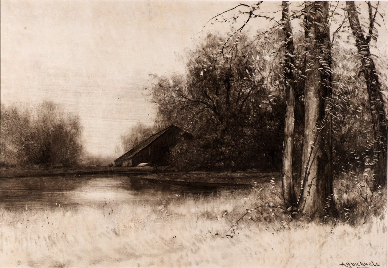 Mühlenteich von Albion Harris Bicknell