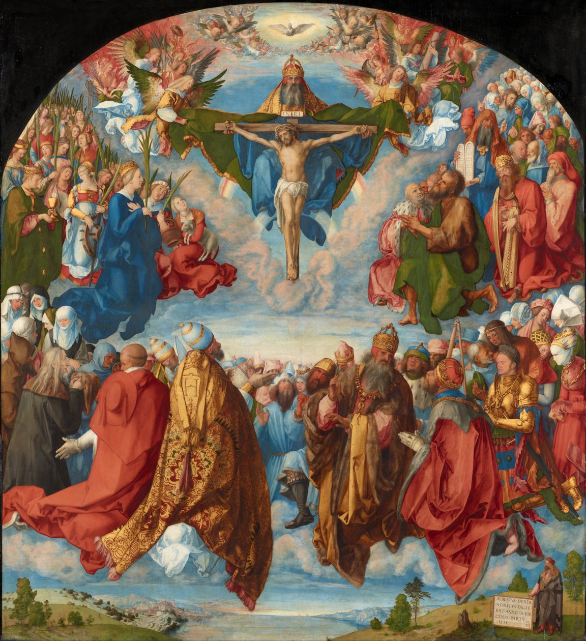 Anbetung der Dreifaltigkeit (Landauer Altar) von Albrecht Dürer