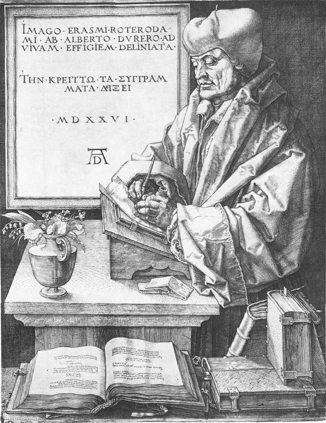 Erasmus von Rotterdam von Albrecht Dürer
