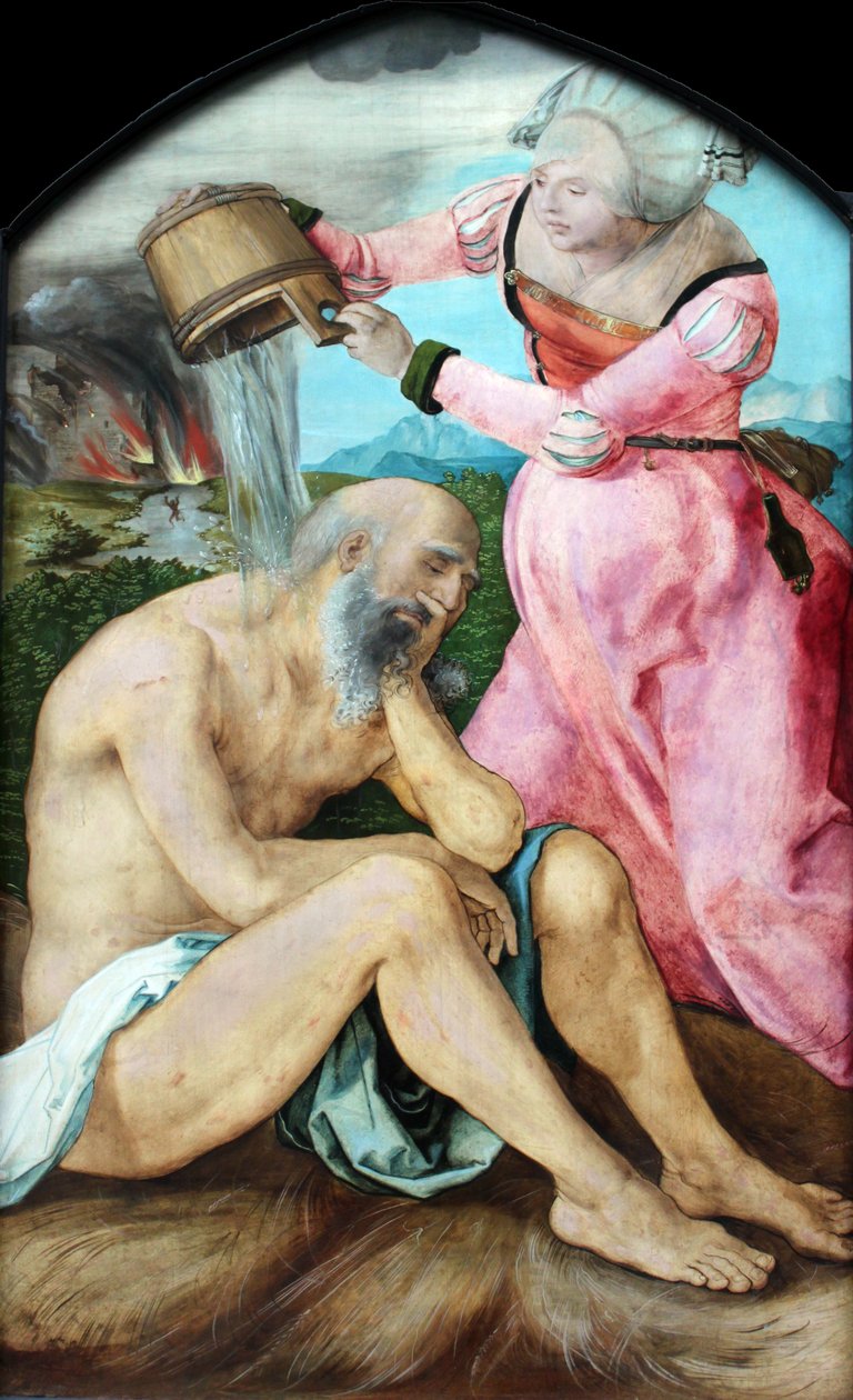 Hiob auf dem Misthaufen von Albrecht Dürer