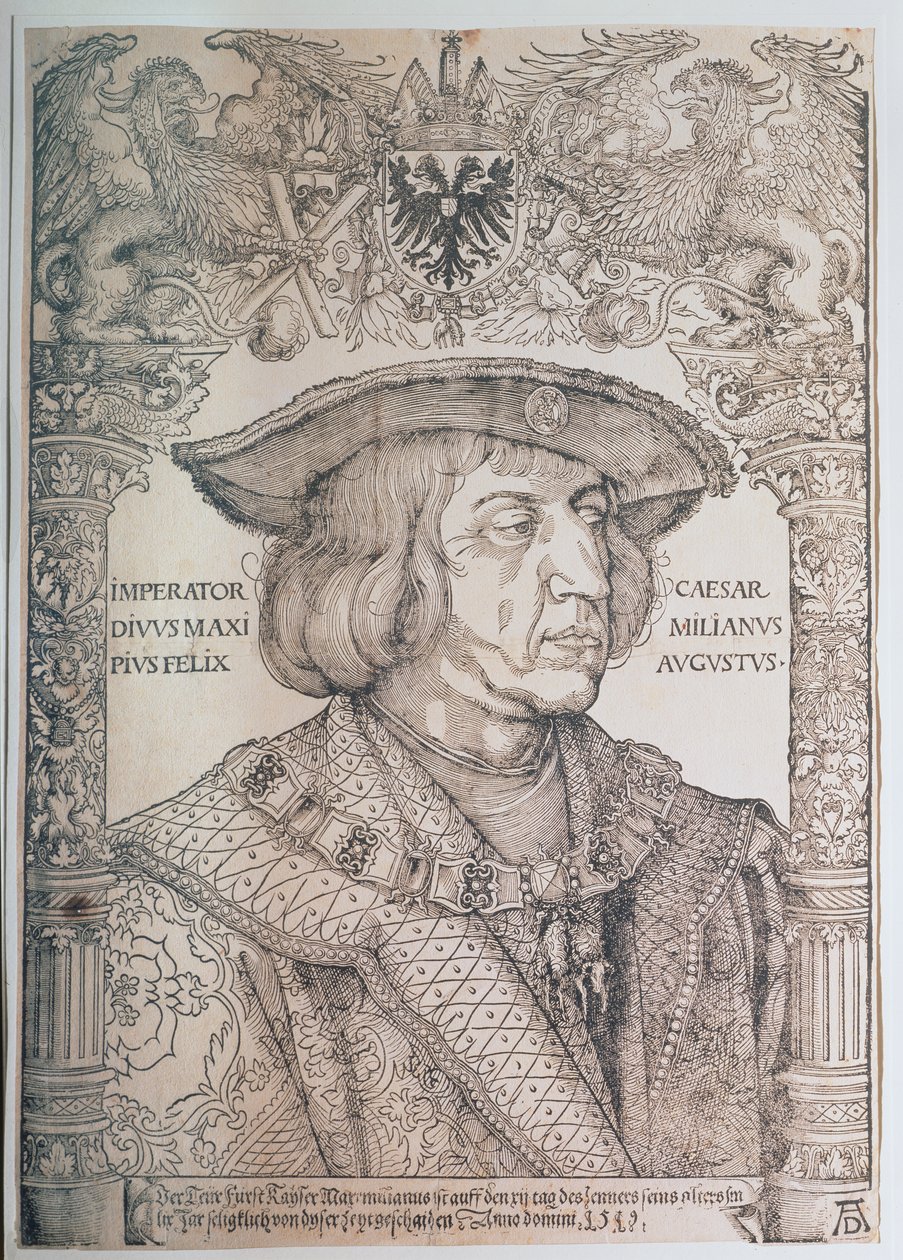 Maximilian I., Kaiser von Deutschland (1459-1519), 1518 von Albrecht Dürer