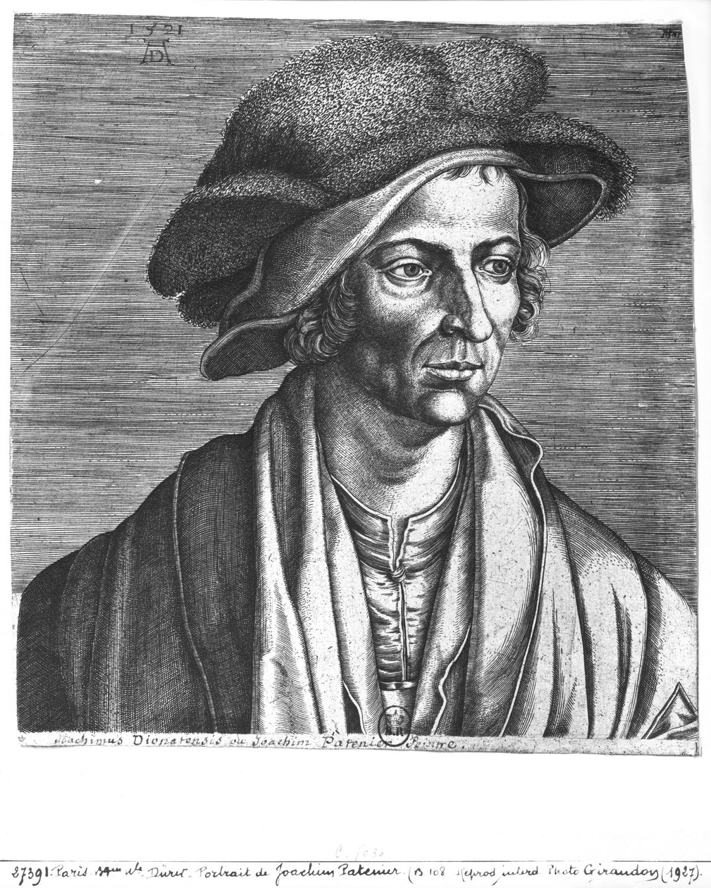 Porträt von Joachim Patinir, 1521 von Albrecht Dürer