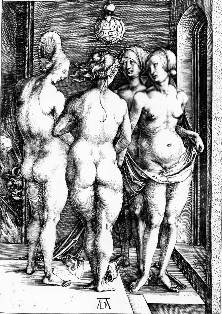 Die vier Hexen, 1497 von Albrecht Dürer
