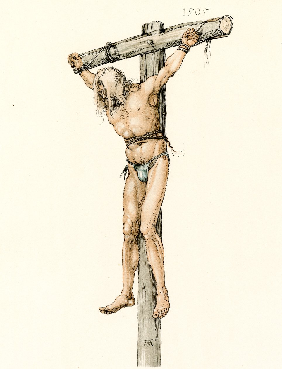 Studie des linken Diebes von Albrecht Dürer