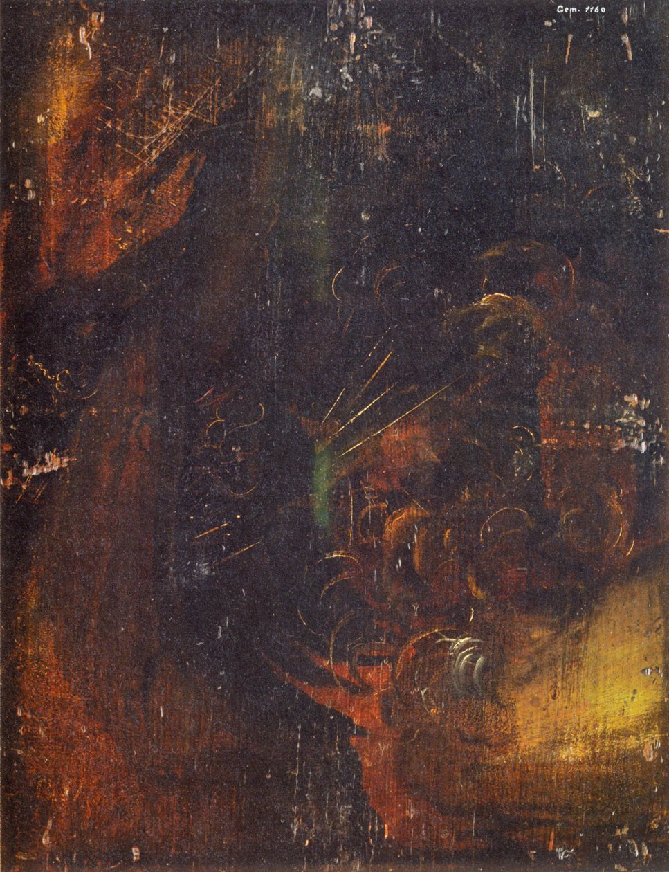 Kliff-Landschaft mit Drache von Albrecht Dürer