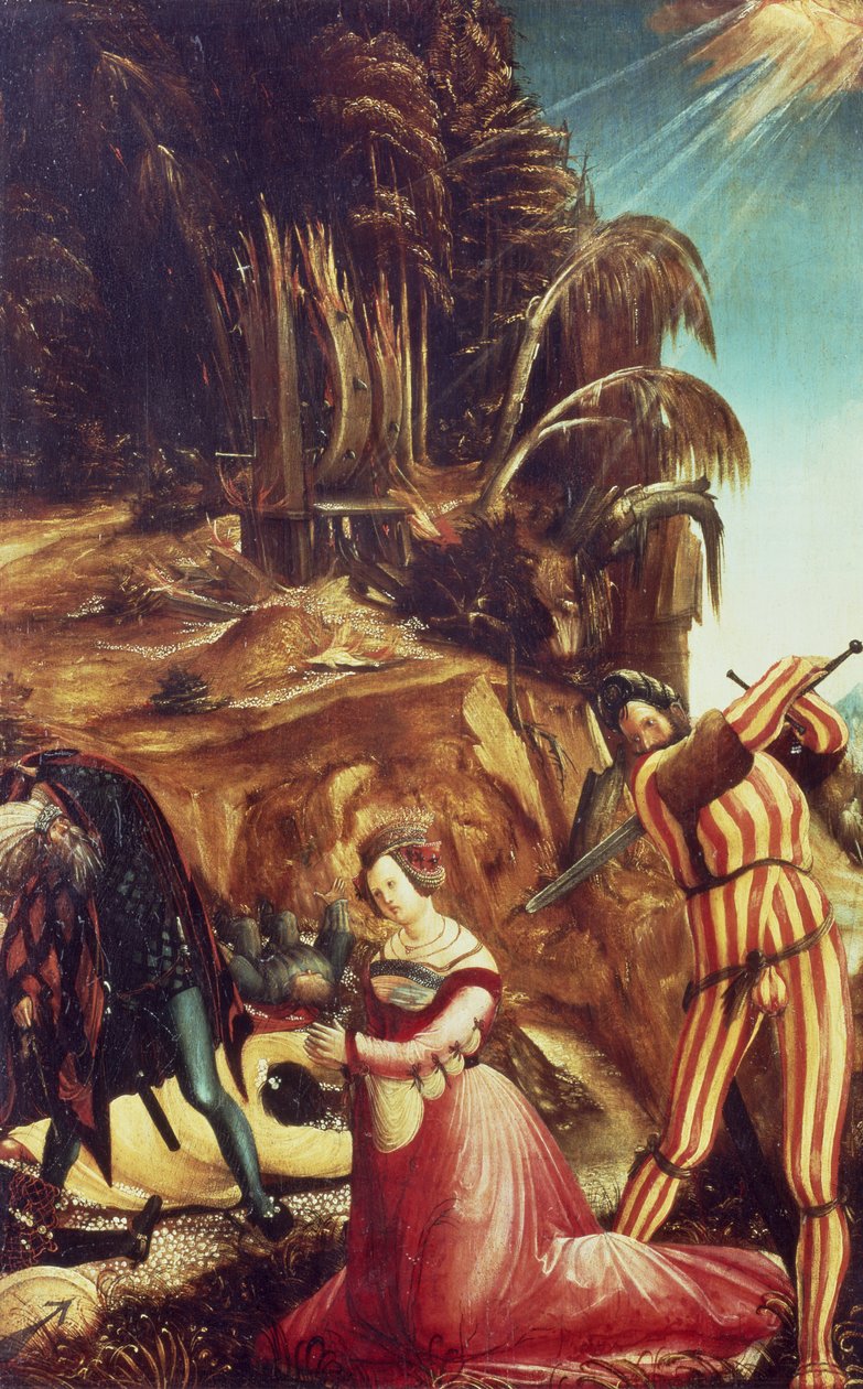 00228 Enthauptung der Heiligen Katharina, ca. 1505-10 von Albrecht Altdorfer