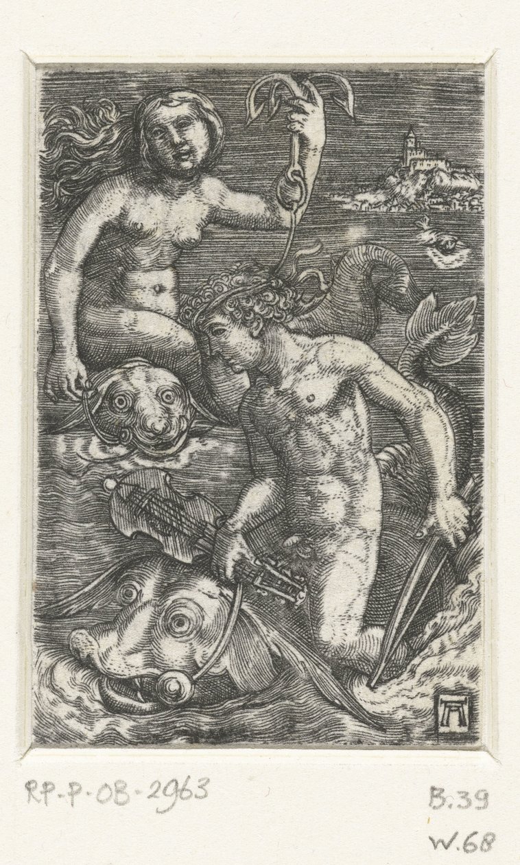 Arion und eine Nereide von Albrecht Altdorfer