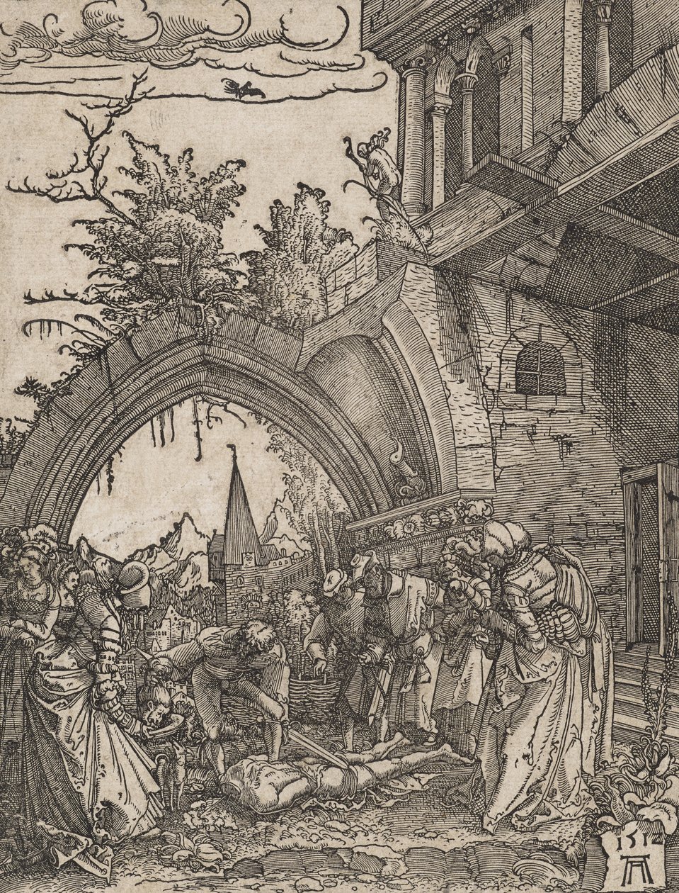 Die Enthauptung Johannes des Täufers von Albrecht Altdorfer