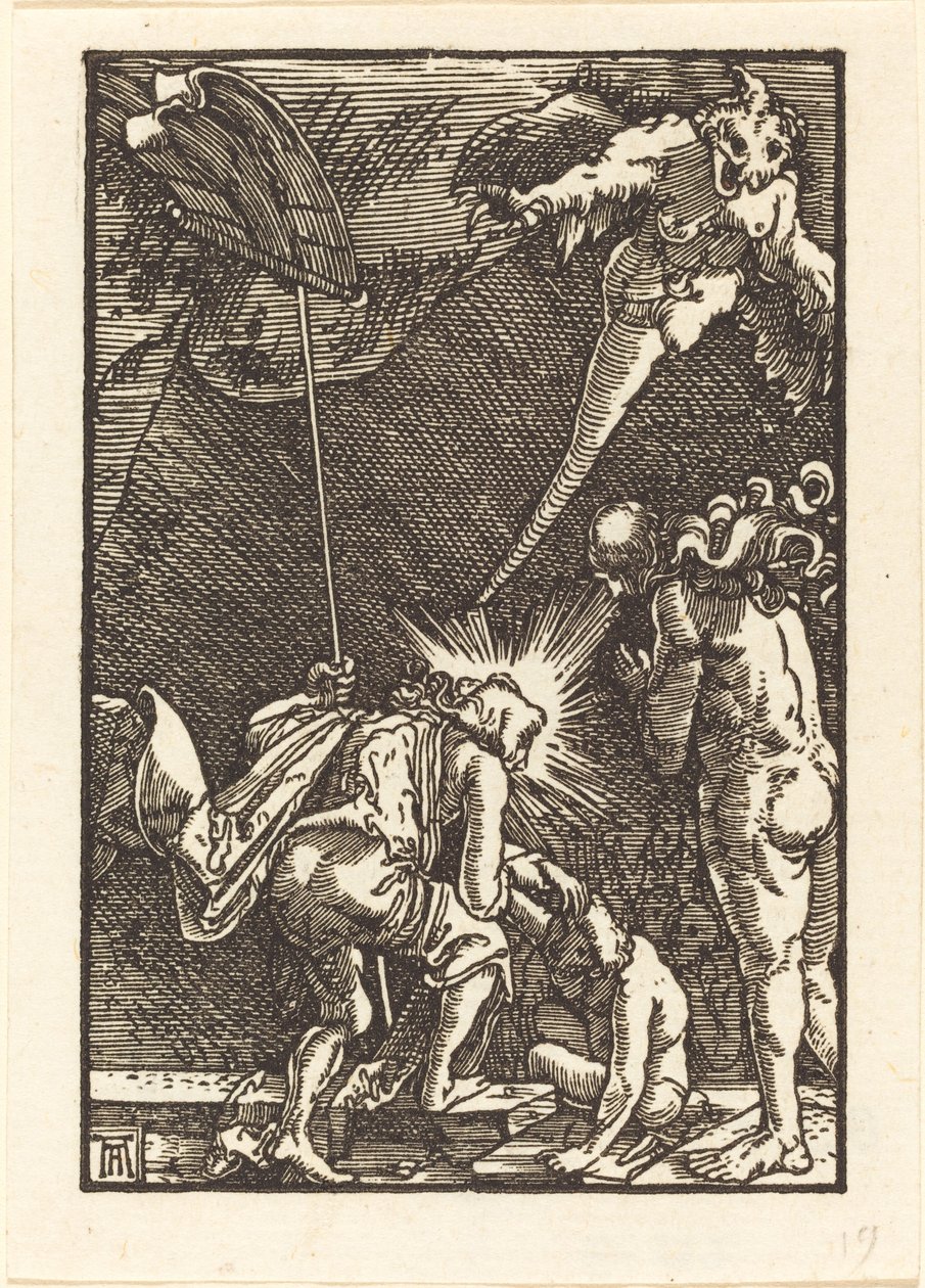 Christus steigt in die Hölle hinab von Albrecht Altdorfer