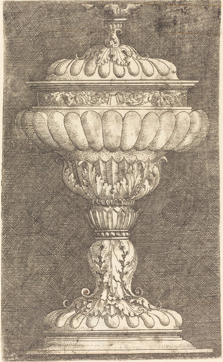 Bedeckter Kelch mit geflügelter Kugel von Albrecht Altdorfer