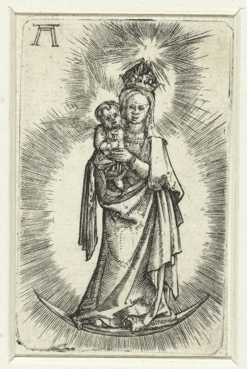 Madonna auf der Mondsichel von Albrecht Altdorfer