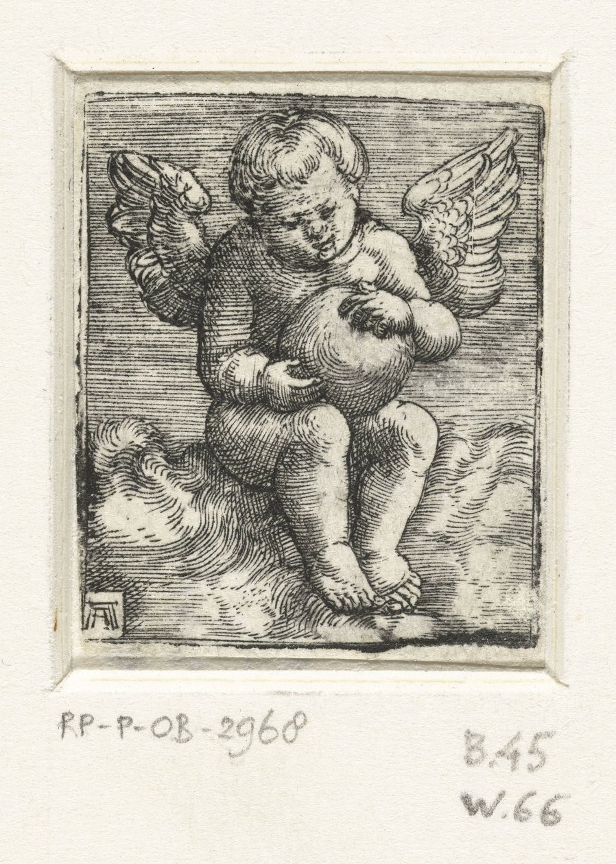 Putto mit einer Kugel von Albrecht Altdorfer