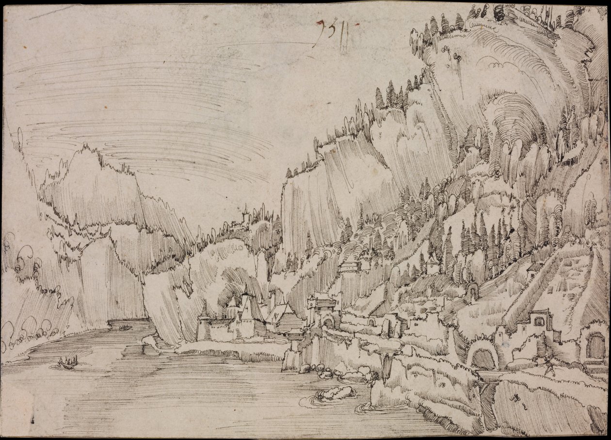 Sarmingstein an der Donau, 1511 von Albrecht Altdorfer