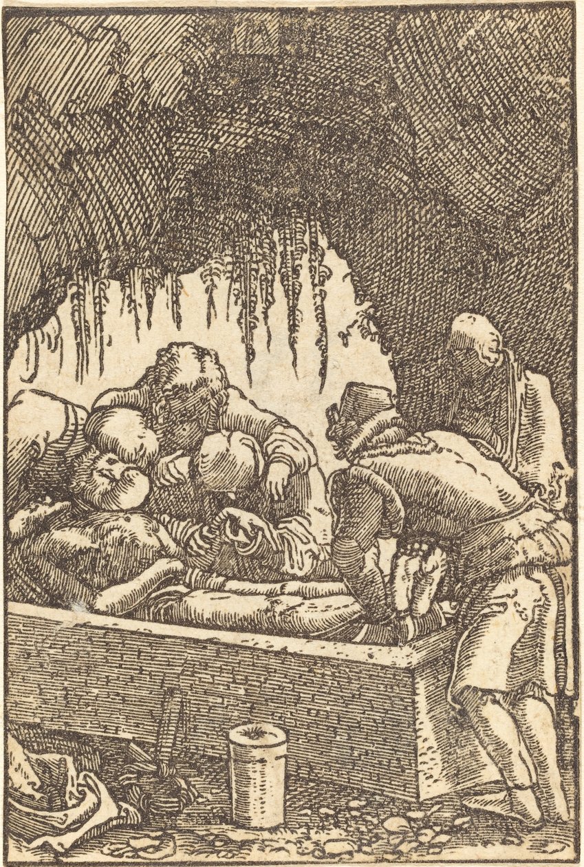 Die Grablegung von Albrecht Altdorfer