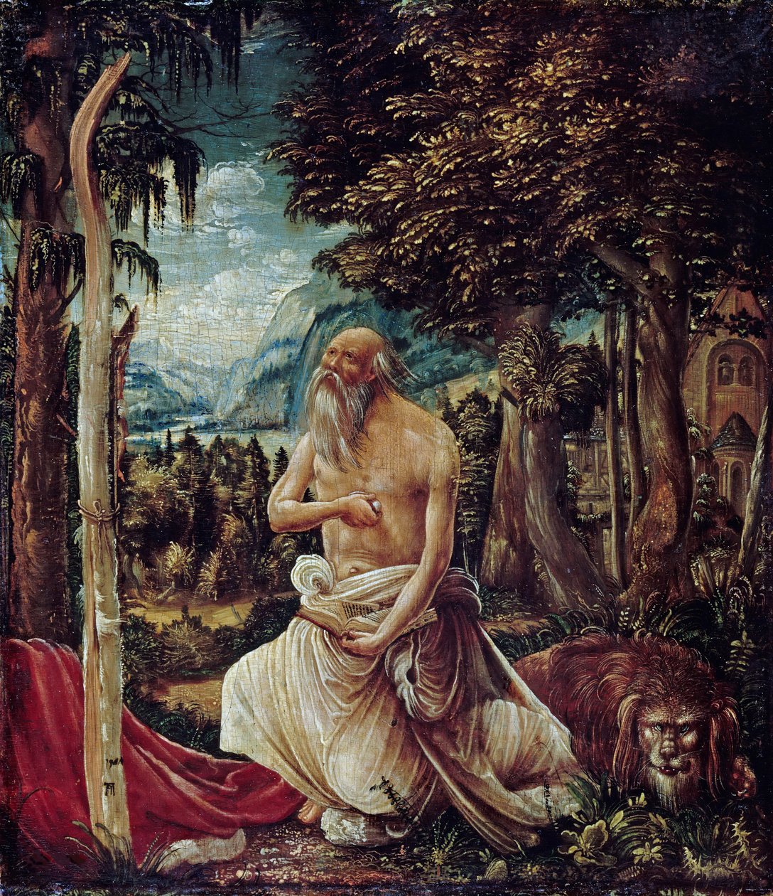 Der reuige Heilige Hieronymus, 1507 von Albrecht Altdorfer