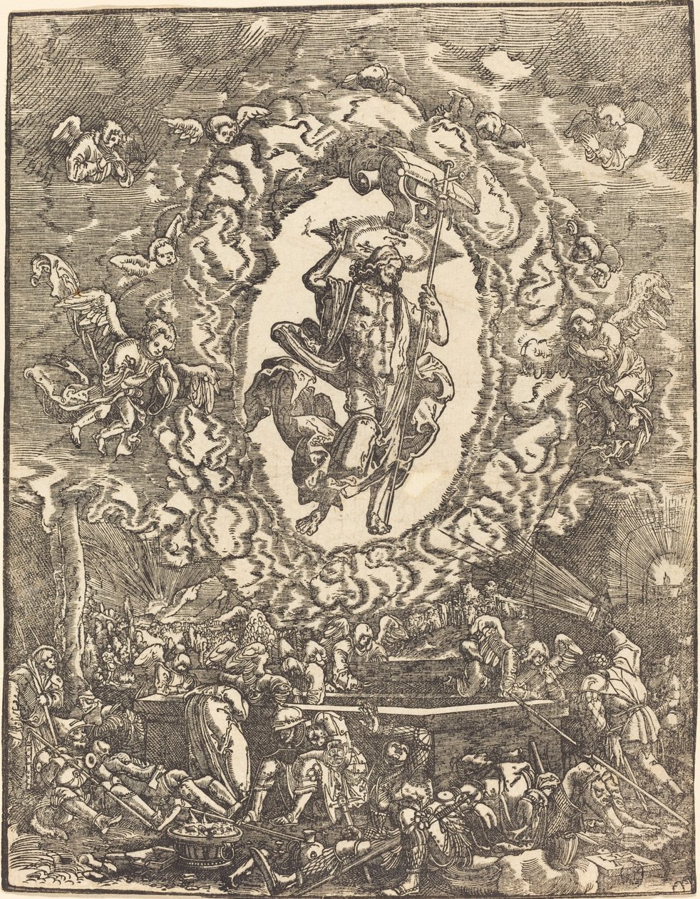 Die Auferstehung von Albrecht Altdorfer