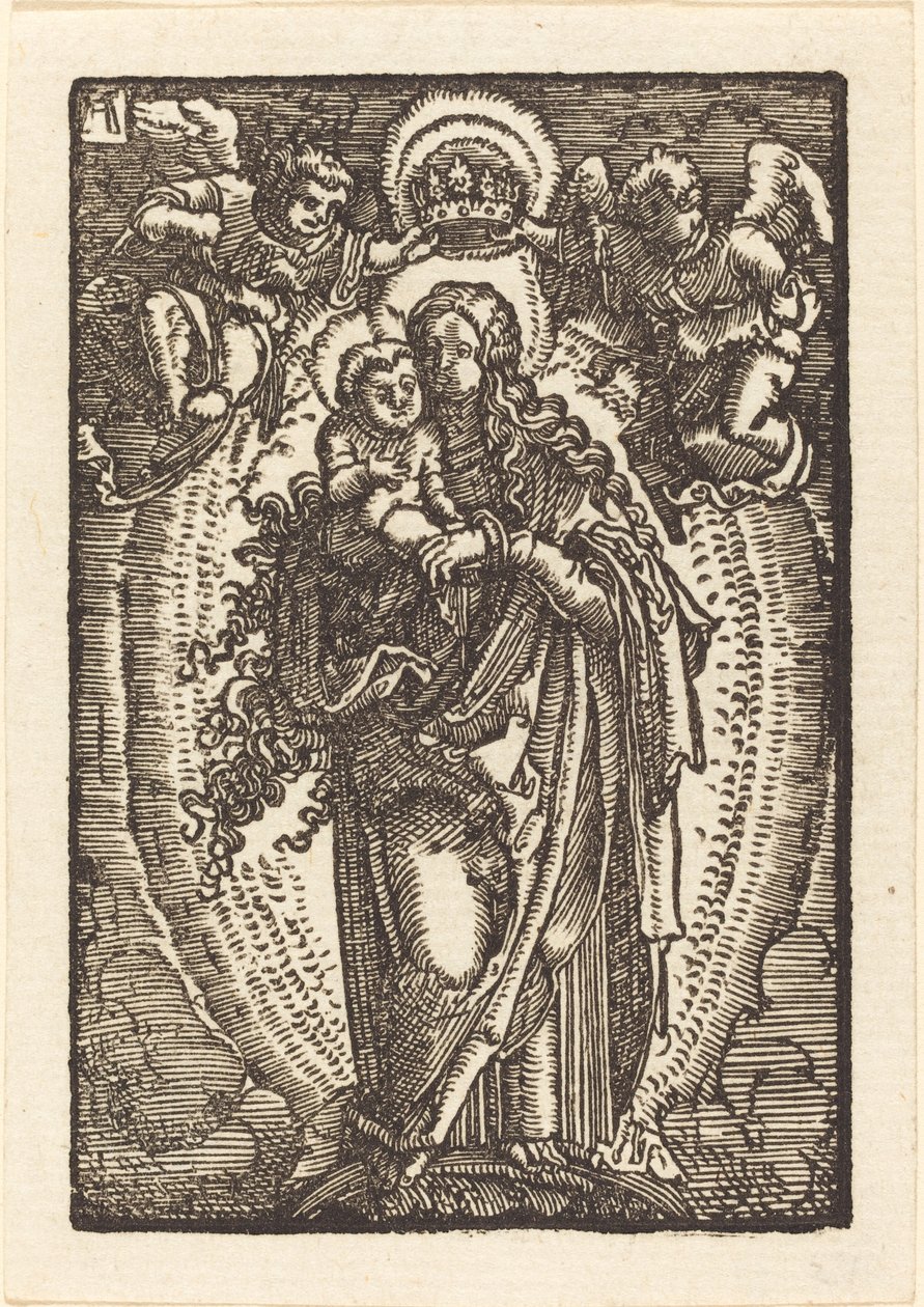 Die Jungfrau als Himmelskönigin von Albrecht Altdorfer