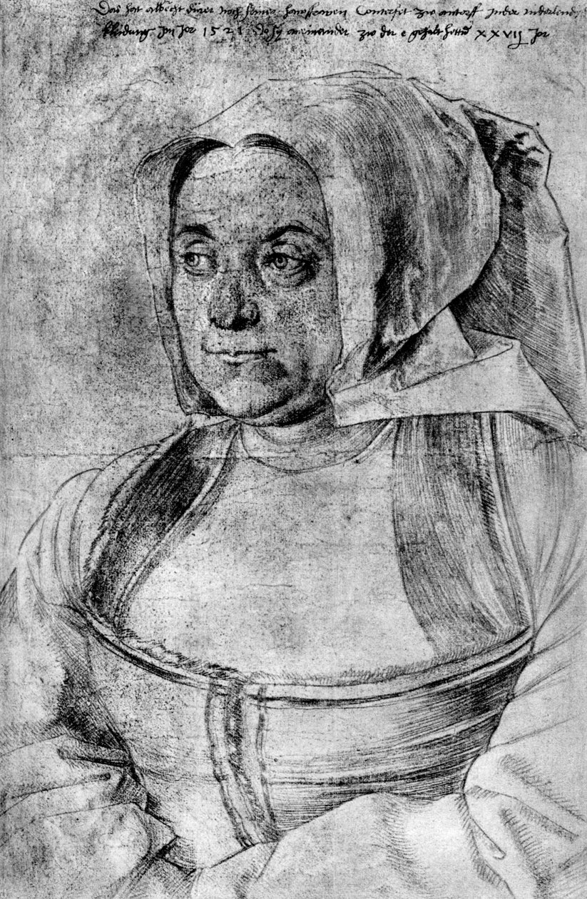 Agnes Dürer, 1521, 1936 von Albrecht Dürer