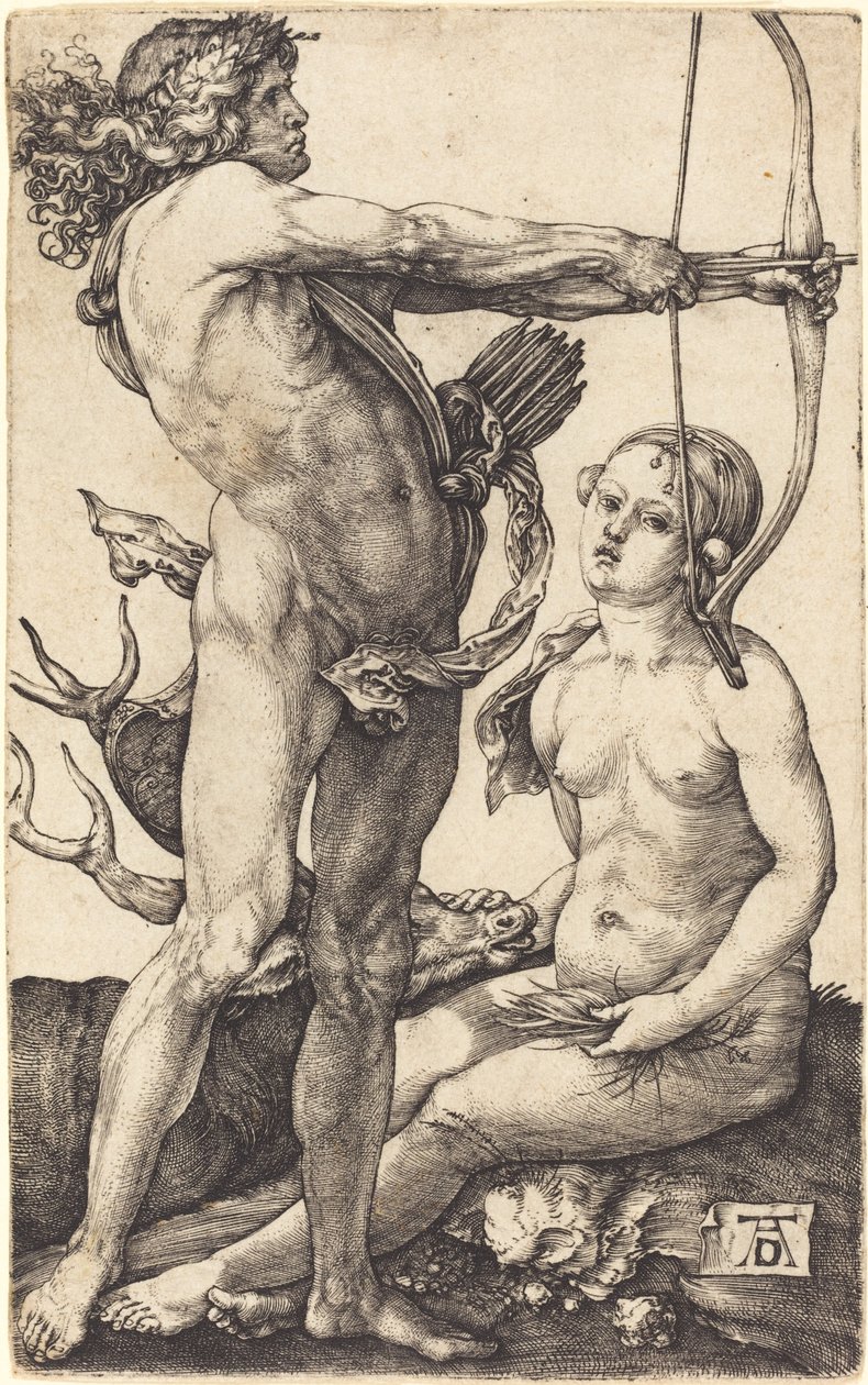 Apollo und Diana von Albrecht Dürer